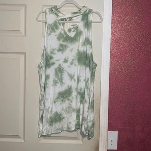 Torrid Green Tyedye Tanktop